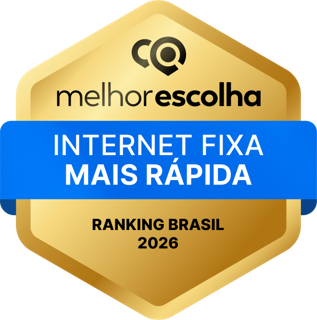 Selo Melhor Escolha 2026, internet fixa mais rápida do Brasil